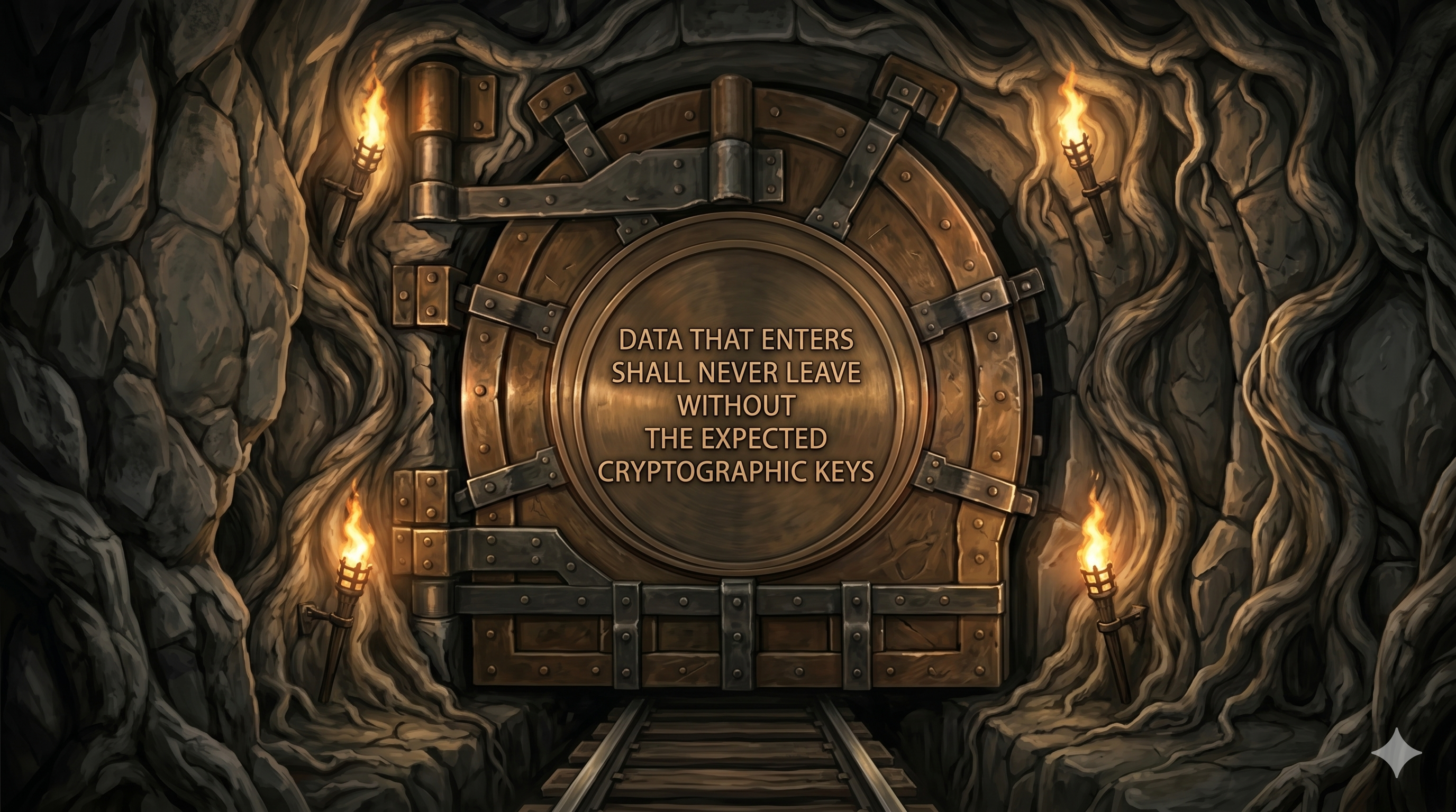 Ancient vault illustration